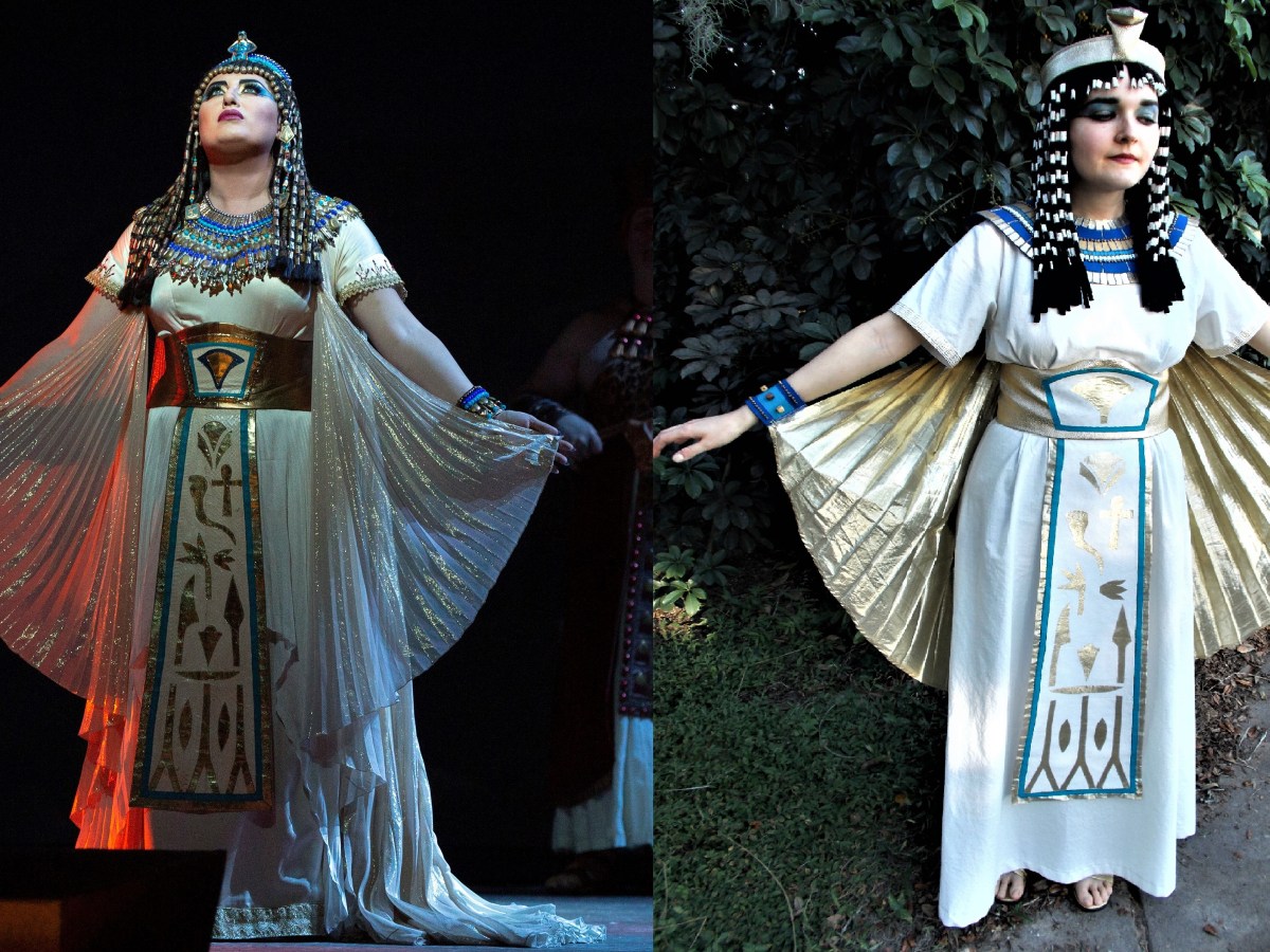 Amneris ─ from broadcloth to Egyptian glamour in less than a&nbsp;month