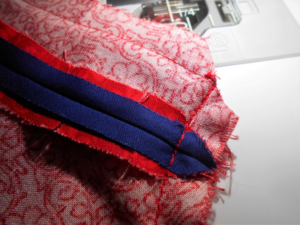 Pressed open seam allowances