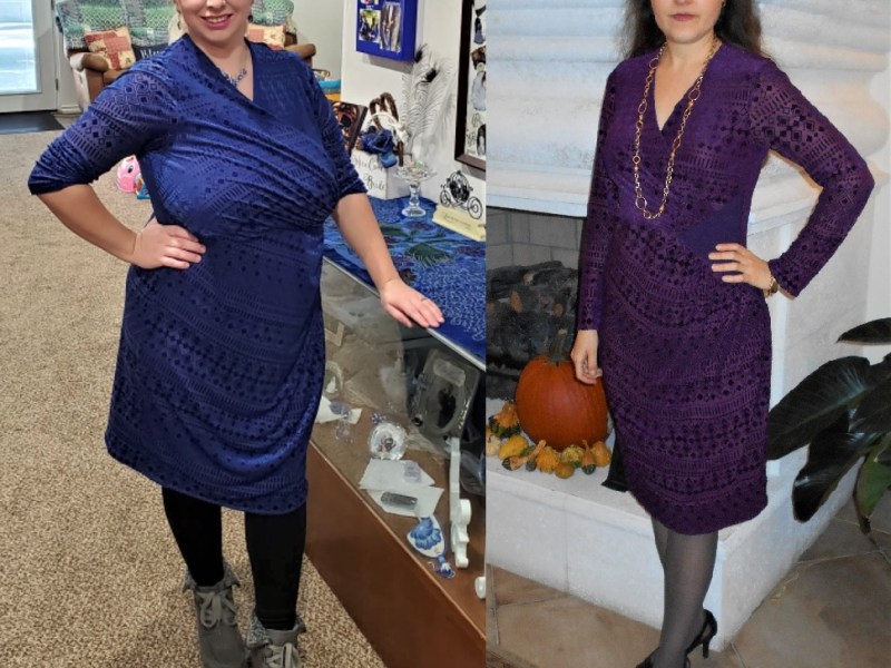 Birthday Blues (and Purples, too !) ─ Matching Birthday&nbsp;Dresses